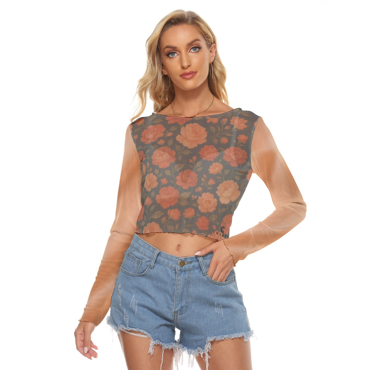 Voile de Peau – T-shirt Mesh Imprimé