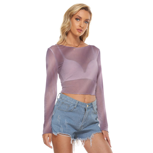 Voile de Peau – T-shirt Mesh Imprimé