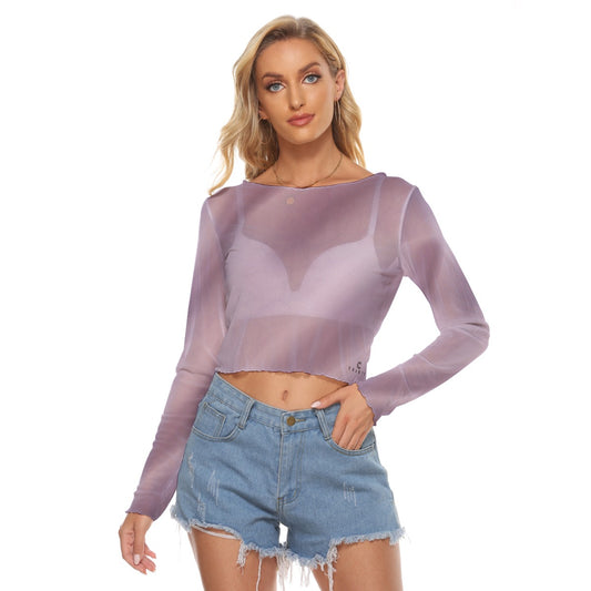Voile de Peau – T-shirt Mesh Imprimé